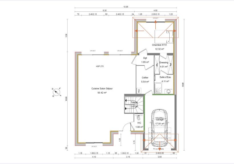 Image du modèle de maison PLAN RDC