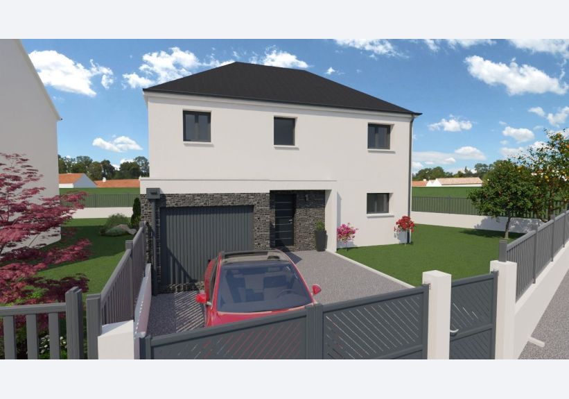 Image du modèle de maison 3 - 140 m2 - Toit Multipant -Jour- AV