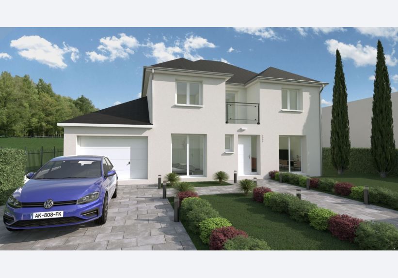 Image du modèle de maison 2 - 150 m2 - Toit Multupant -Jour- AV
