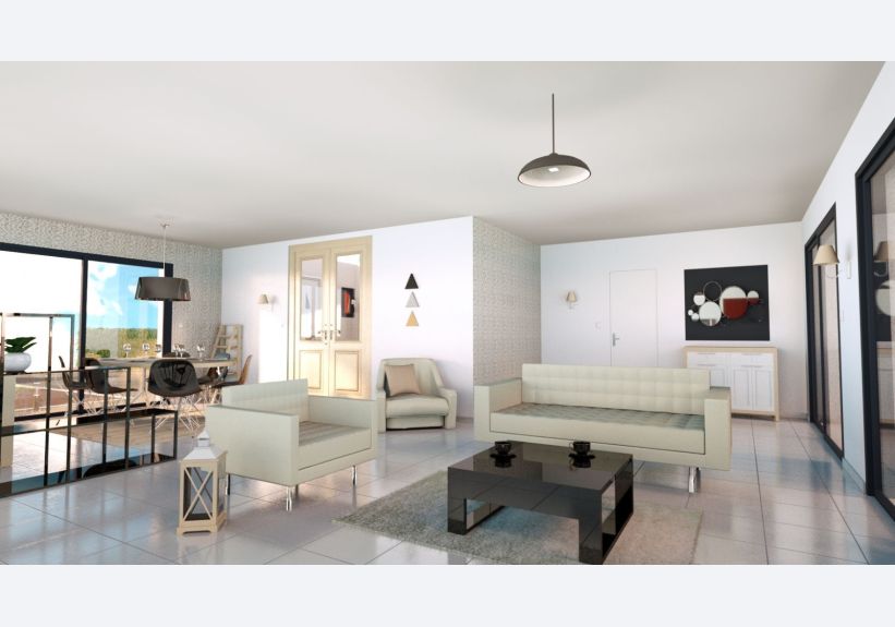 Image du modèle de maison AURORE VUE SALON