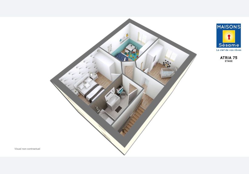 Image du modèle de maison ATRIA 75 ETG