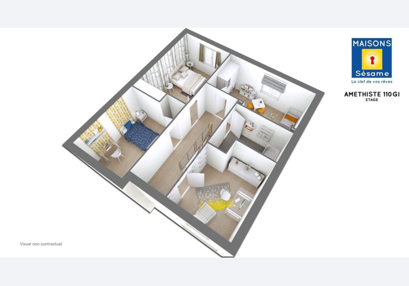 Image du modèle de maison AMETHISTE 110 GI ETG