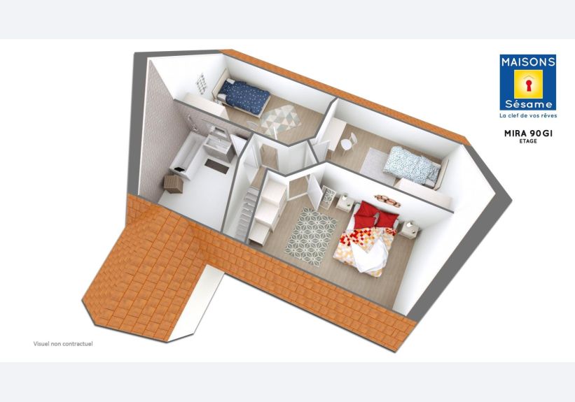 Image du modèle de maison MIRA 90 GI ETG