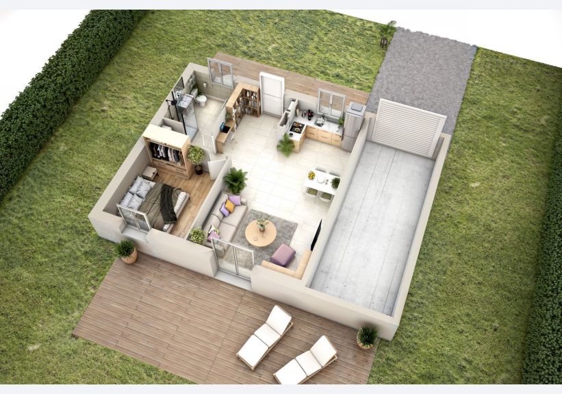 Image du modèle de maison plan GI
