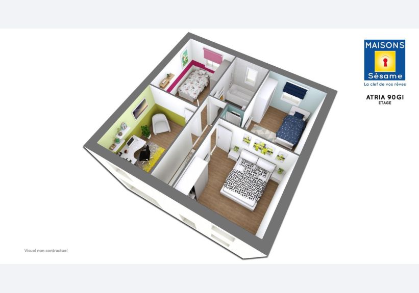 Image du modèle de maison ATRIA 90 GI ETG
