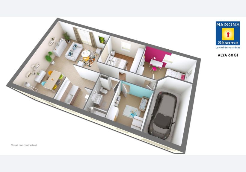 Image du modèle de maison ALYA 80 GI