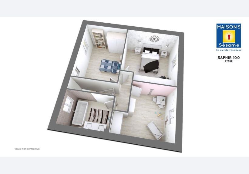 Image du modèle de maison saphir 100 ETG