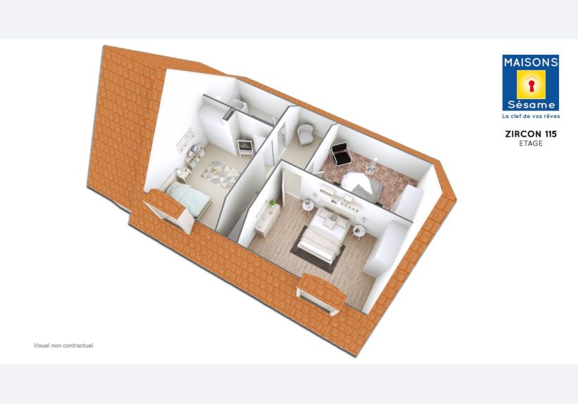 Image du modèle de maison ZIRON 115 ETG
