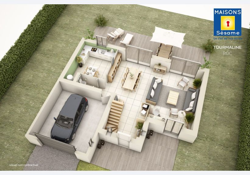 Image du modèle de maison tourmaline RDC