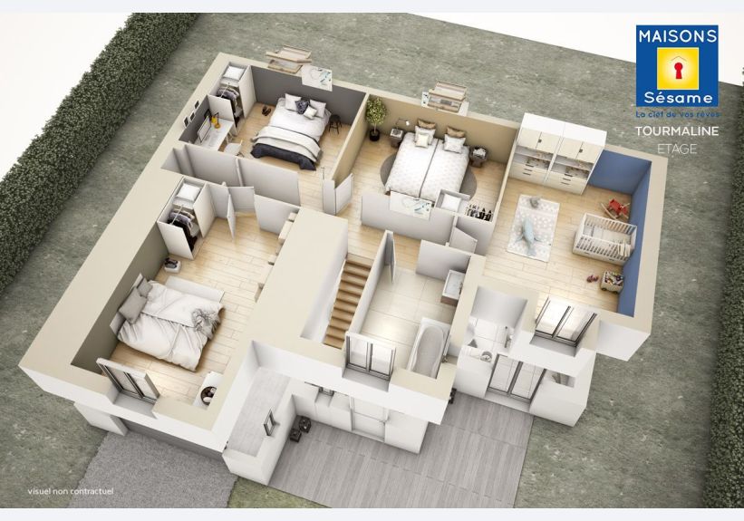 Image du modèle de maison tourmaline ETAGE
