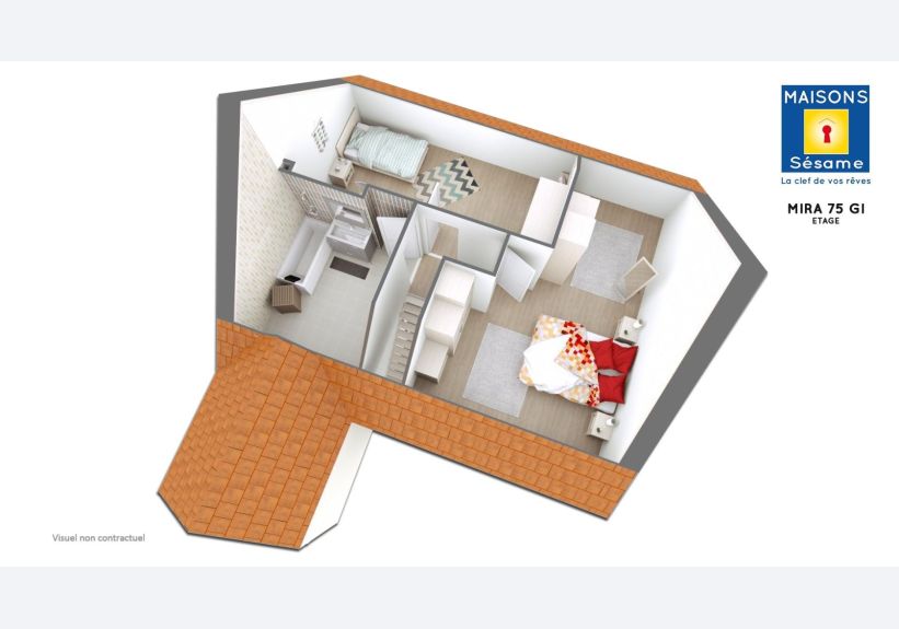 Image du modèle de maison MIRA 75 GI ETG