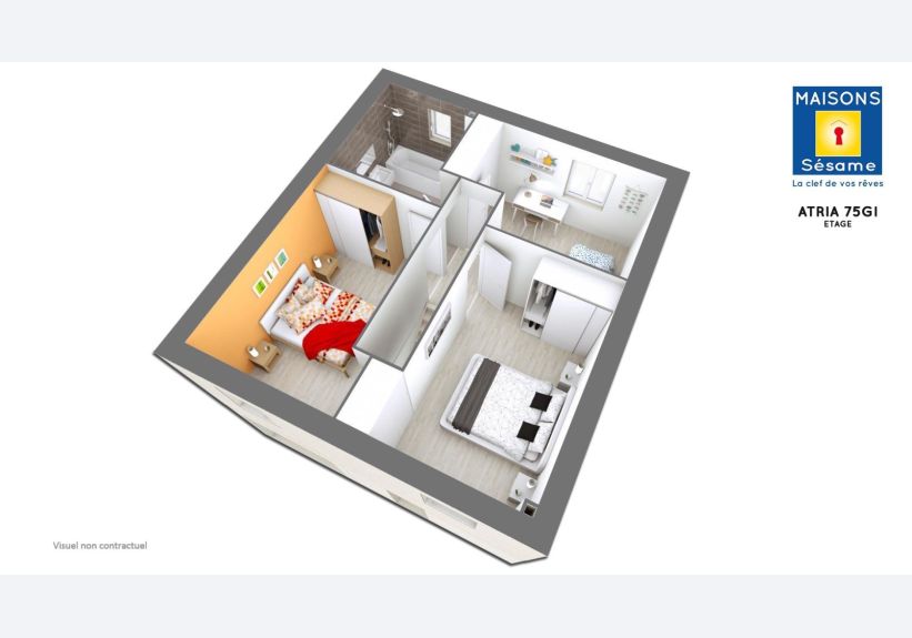 Image du modèle de maison ATRIA 75 GI ETG