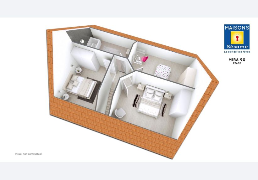 Image du modèle de maison MIRA 90 ETG