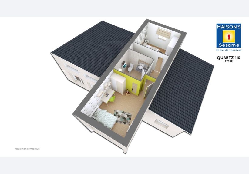 Image du modèle de maison QUARTZ 110 ETG
