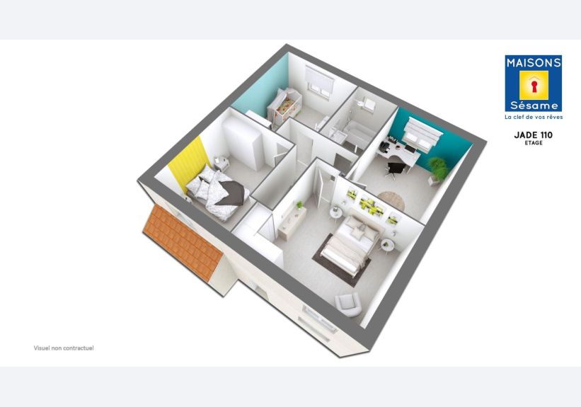 Image du modèle de maison JADE 110 ETG
