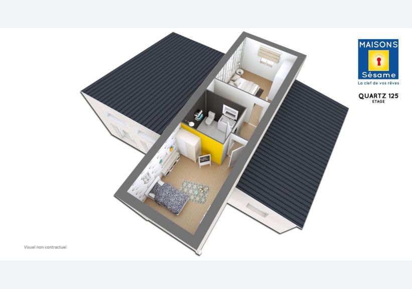 Image du modèle de maison QUARTZ 125 ETG