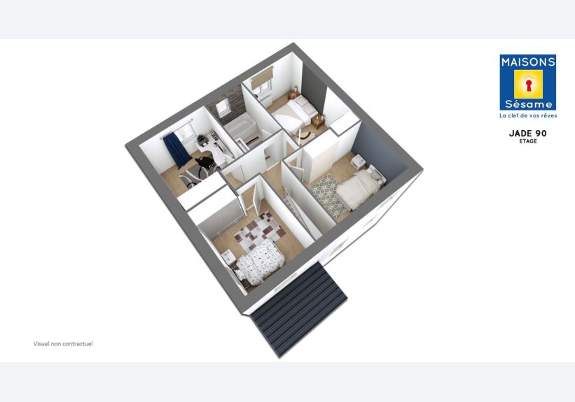 Image du modèle de maison JADE 90 ETG