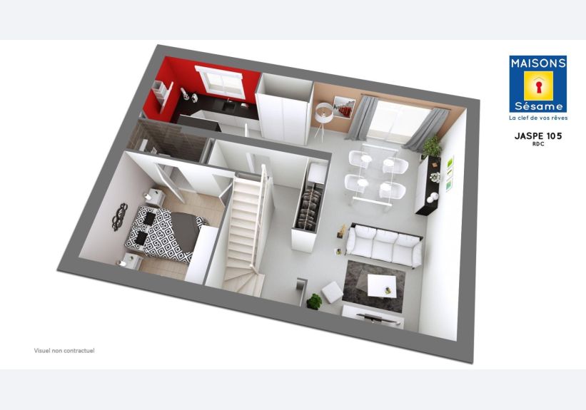 Image du modèle de maison JASPE RDC