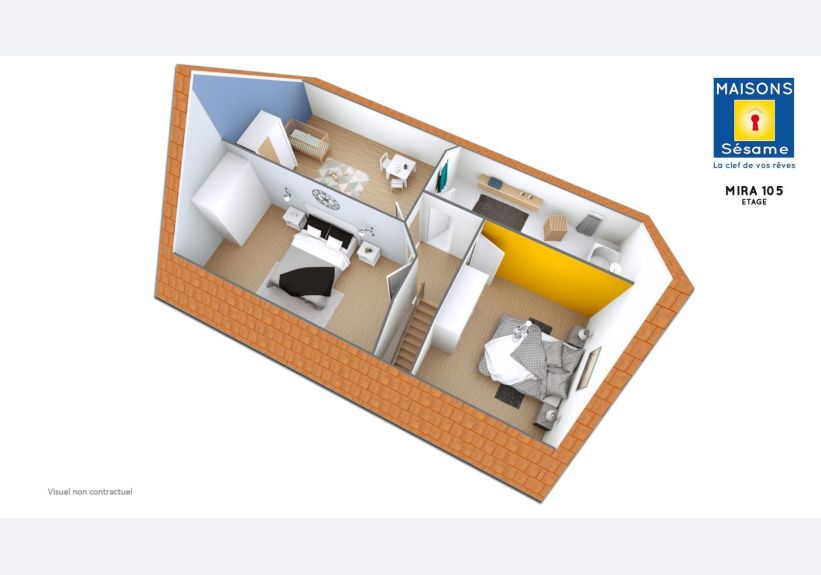 Image du modèle de maison MIRA 105 ETG