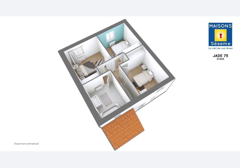 Image du modèle de maison JADE 75 ETG