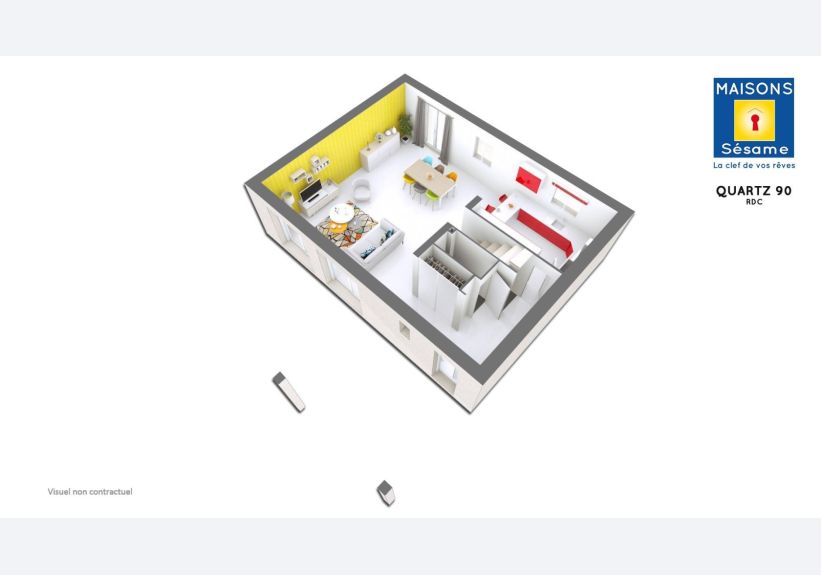 Image du modèle de maison QUARTZ 90 RDC