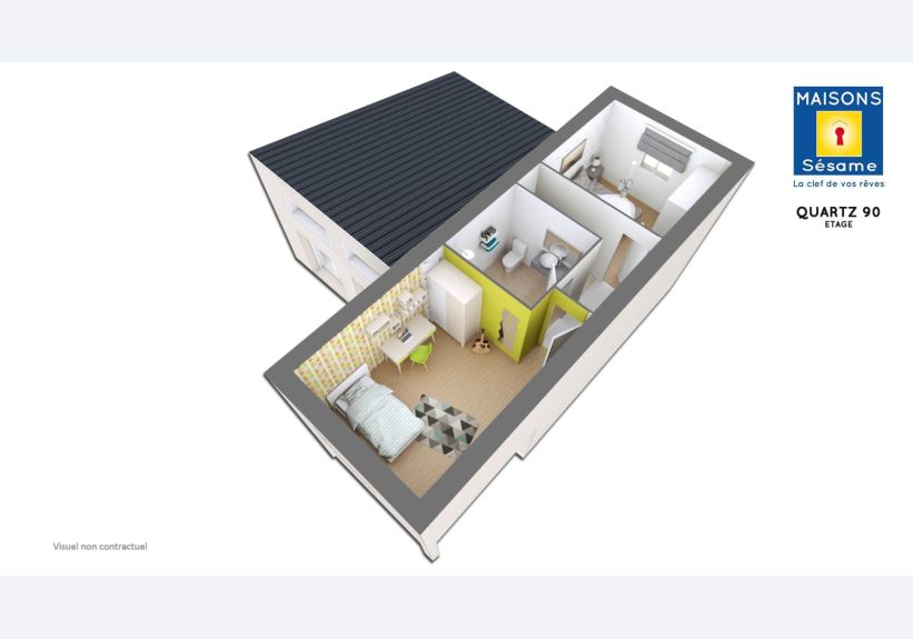 Image du modèle de maison QUARTZ 90 ETG