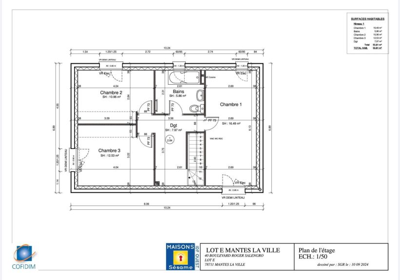 Image du modèle de maison LOT E ETAGE