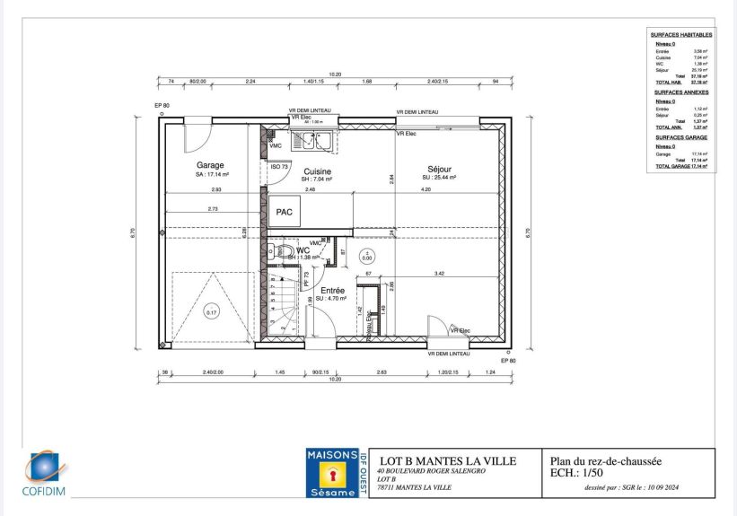 Image du modèle de maison LOT B RDC