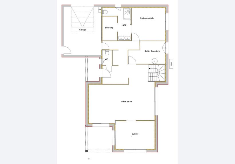 Image du modèle de maison MAGNOLIA PLAN RDC