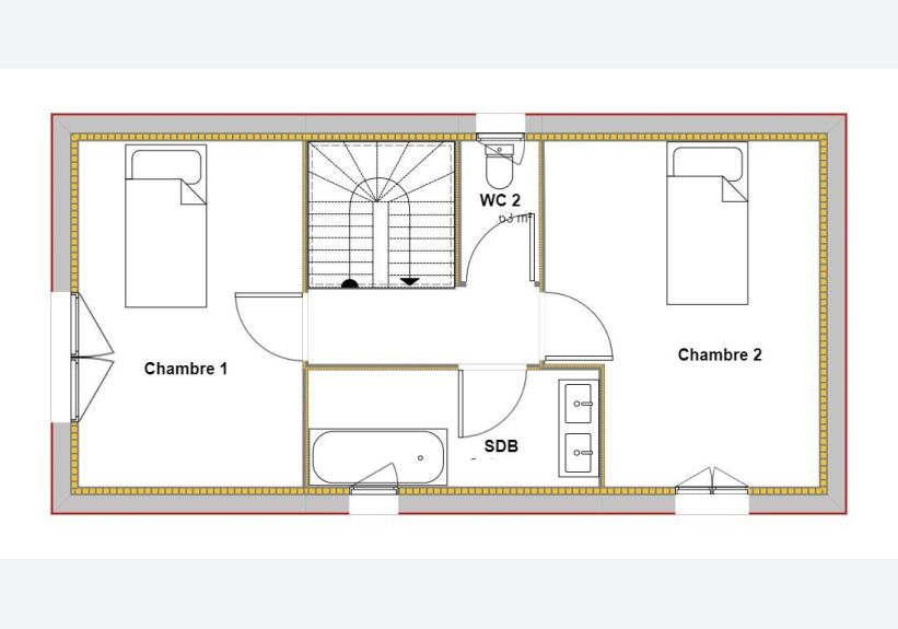 Image du modèle de maison CAMELIA ETAGE