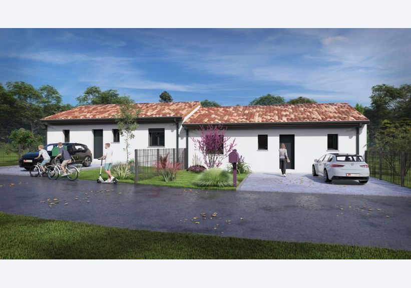 Image du modèle de maison 36055A-24_1 - Vue extérieure