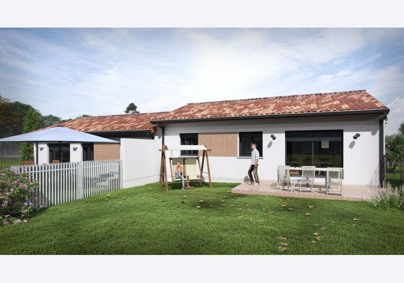 Image du modèle de maison 36055A-24_3 - Vue extérieure