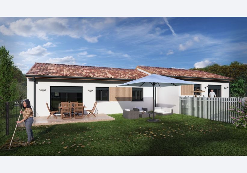 Image du modèle de maison 36055A-24_4 - Vue extérieure
