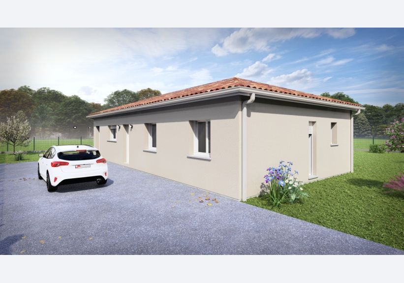 Image du modèle de maison 37003A-25_2 - Vue extérieure
