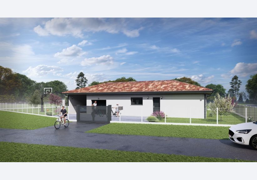 Image du modèle de maison 36062A-24_1 - Vue extérieure