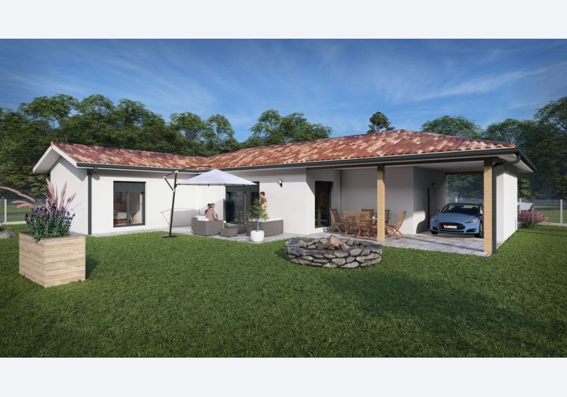 Image du modèle de maison 36062A-24_4 - Vue extérieure