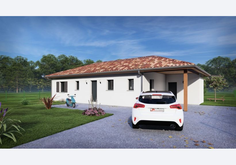 Image du modèle de maison 36055B-24_2 - Vue extérieure