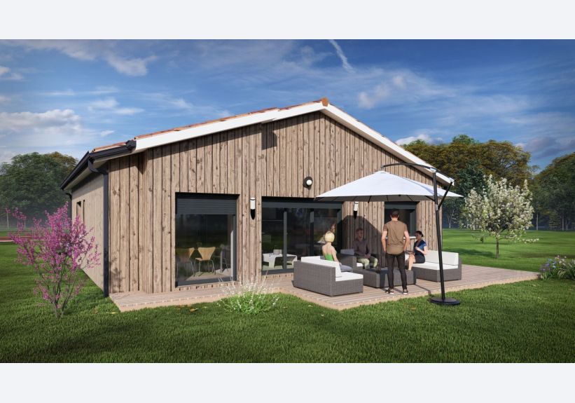 Image du modèle de maison 36061A-24_2 - Vue extérieure