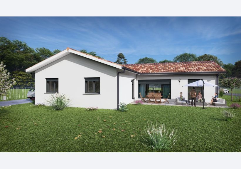 Image du modèle de maison 36067B-24_3 - Vue extérieure