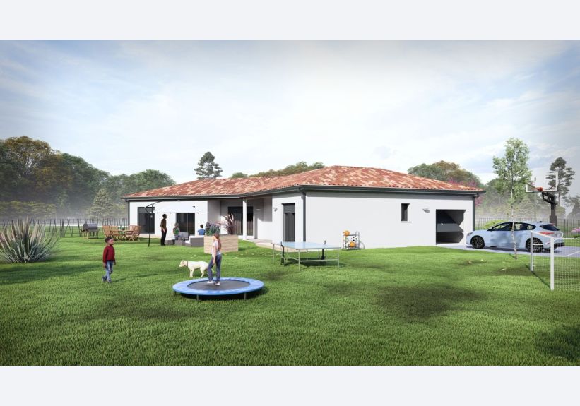 Image du modèle de maison 36057A-24_4 - Vue extérieure