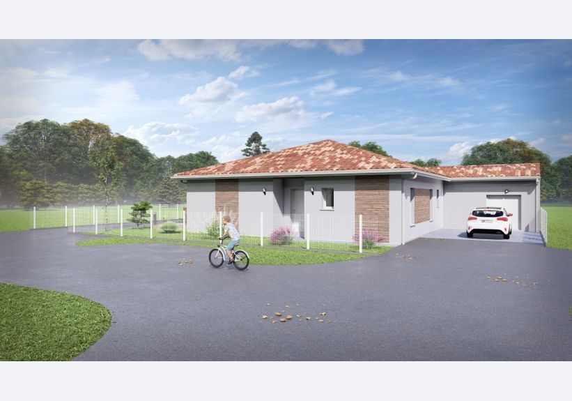 Image du modèle de maison 37005-25_1 - Vue extérieure