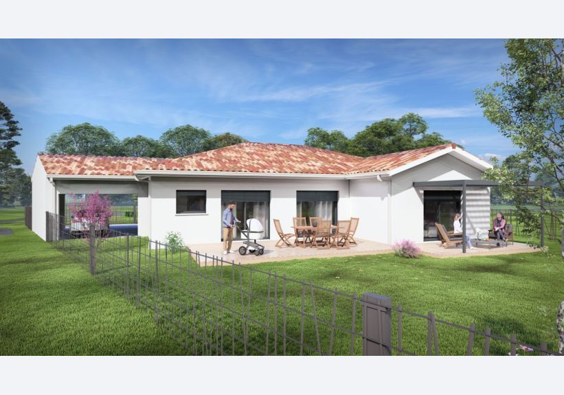 Image du modèle de maison 36058B-24_3 - Vue extérieure