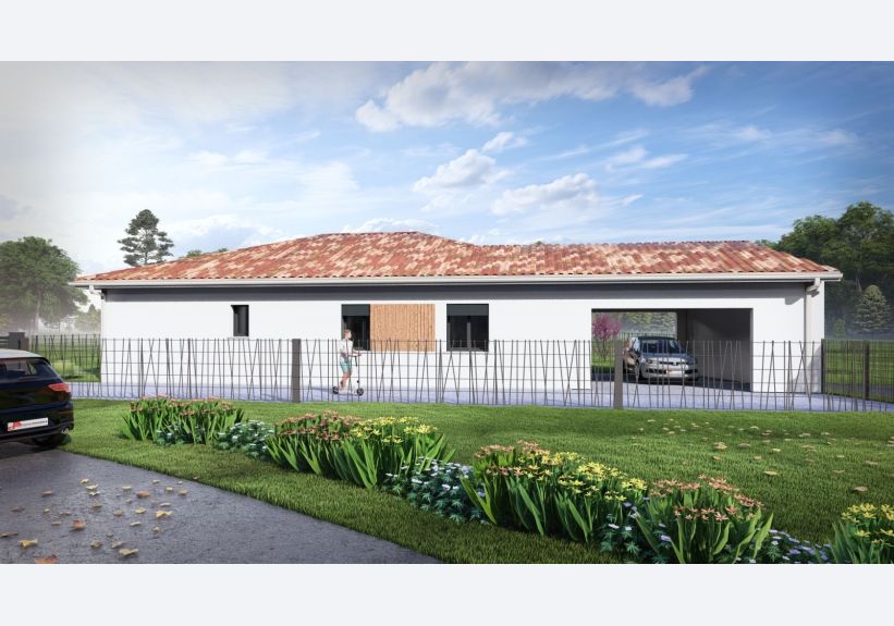 Image du modèle de maison 36058B-24_2 - Vue extérieure