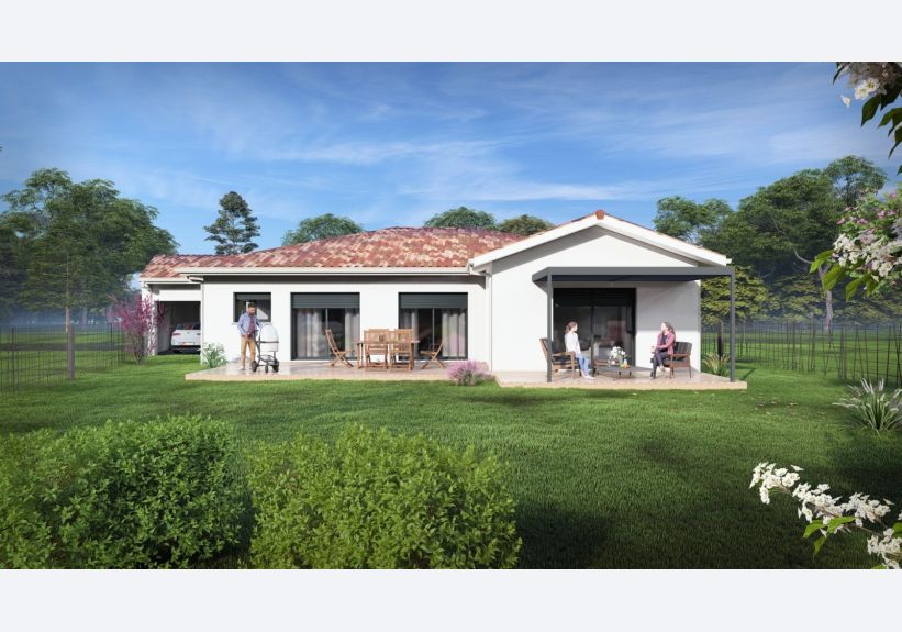 Image du modèle de maison 36058B-24_4 - Vue extérieure