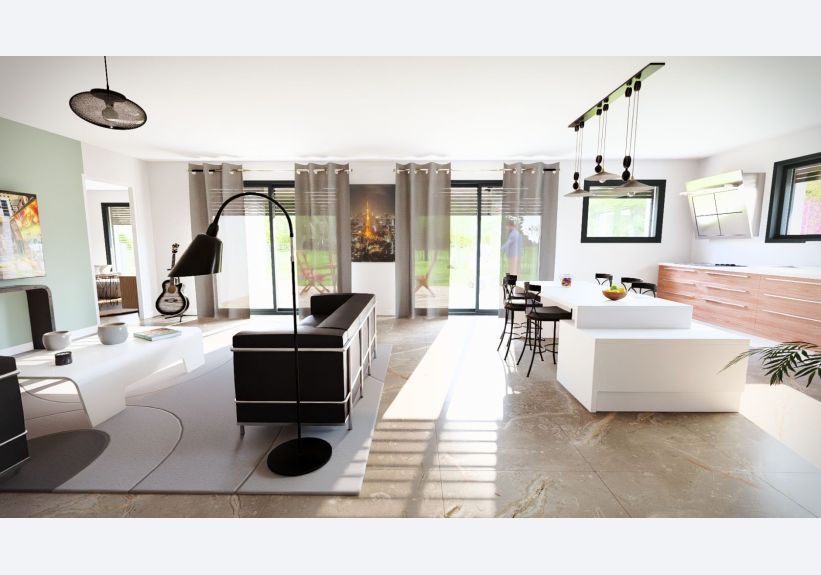 Image du modèle de maison 36058B-24_5 - Vue intérieure