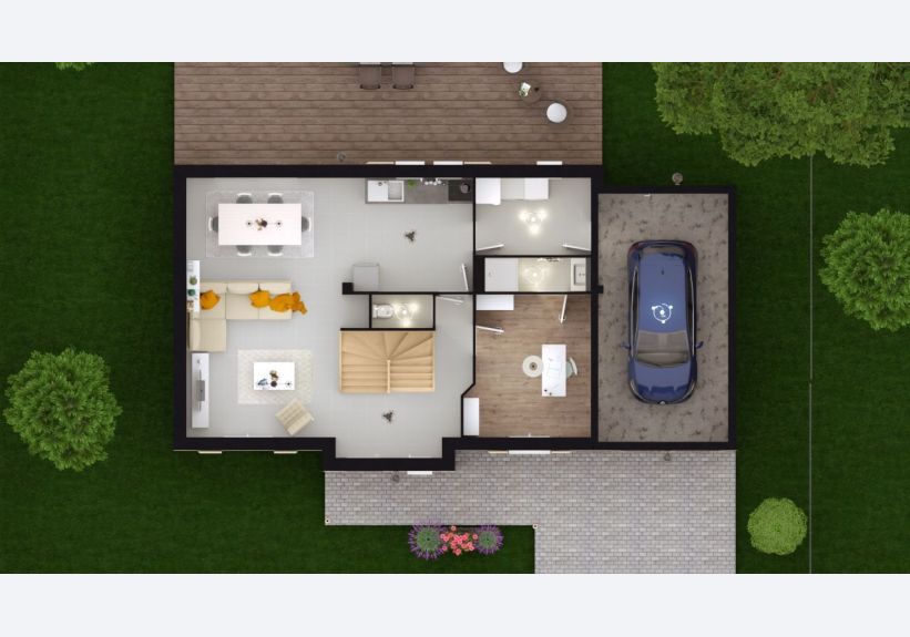 Image du modèle de maison IBERIS 7G - 139 - DESSUS RDC