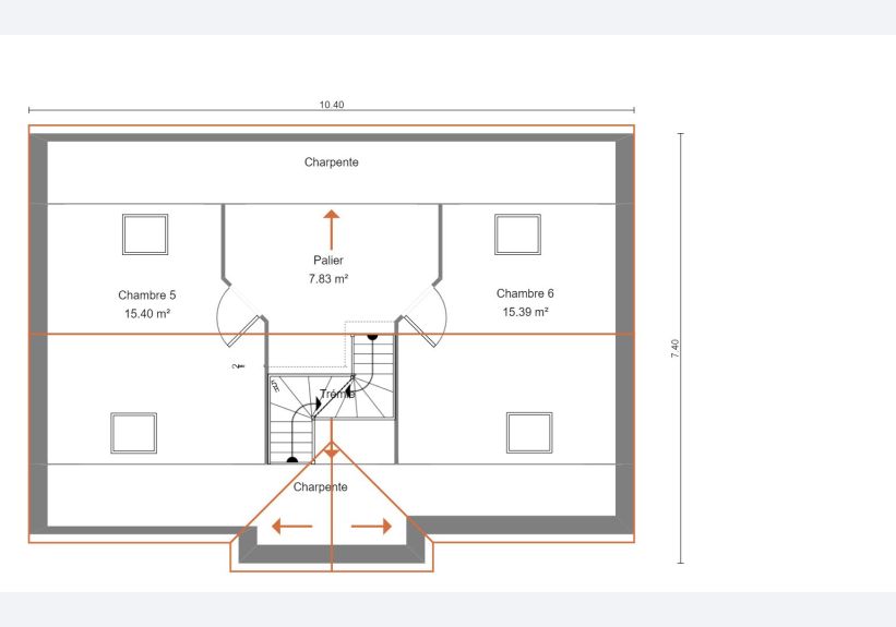 Image du modèle de maison IBERIS 7G - 139 - PLAN COMBLES