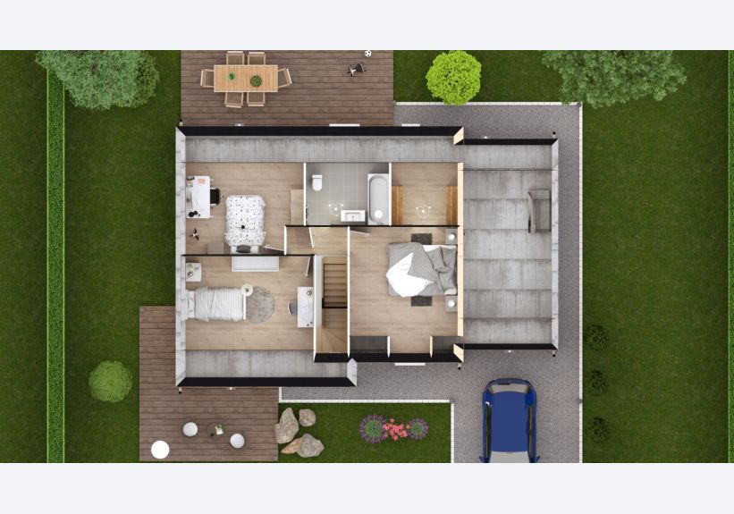 Image du modèle de maison TILIA 4G-99 - DESSUS COMBLES