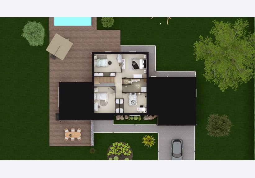 Image du modèle de maison ASARINA 5G-164 - DESSUS ETAGE