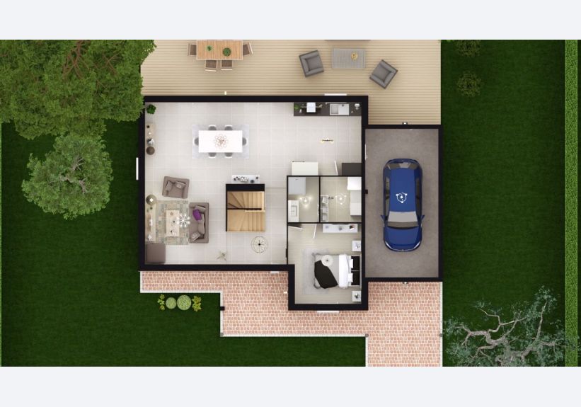 Image du modèle de maison VERONICA 5G-126 - DESSUS RDC